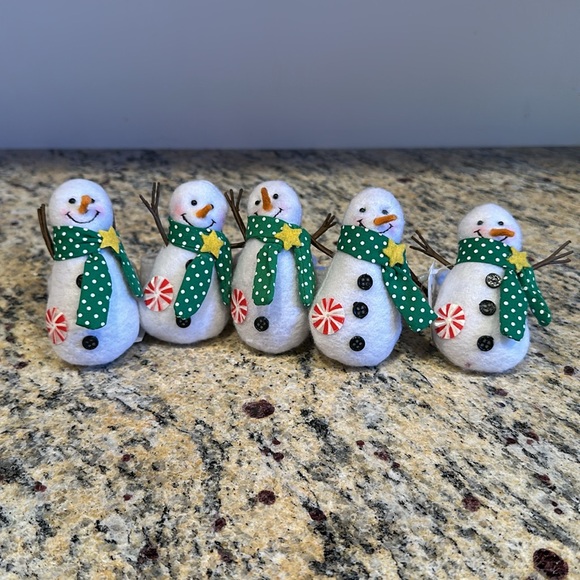 NWT Snowman Napkin Ring Holders - Picture 1 of 6